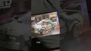 Back to the future #lego #entertainment #fyp #backtothefuture #delorean #cars #creativecontent