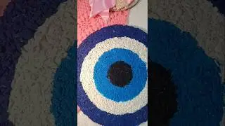 Day evil eye 🧿 to make this I have used completely waste material like cardboard tissue paper 😊