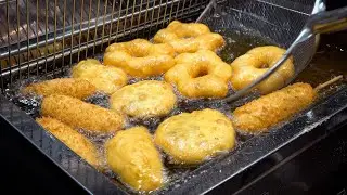 겉바속촉! 하루 1000개씩 팔리는 도너츠 Mozzarella Cheese Donuts / korean street food