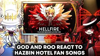 GOD AND ROO React To Hazbin Hotel Fan Songs || Hazbin Hotel Video Original Animation