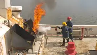 Shipboard Safety fire practical Small