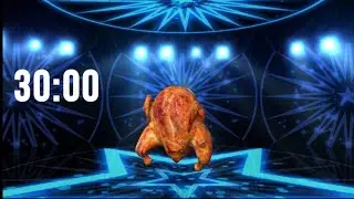 30 Minute Dancing Thanksgiving Turkey Party Countdown Timer With Relaxing Music