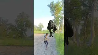 Big Dinosaur Jurassic world attack part 178 #dinosaur #vfx #viral #shorts #video