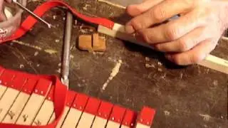 CBH Nailing the harpsichord keyend cloth