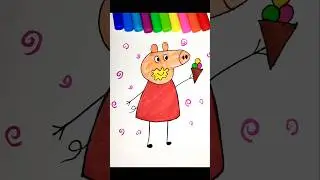 Peppa pig 🐷#kidslearning#simpleartforkids #creativeart#funart  #viralvideo#peppapig
