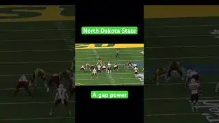 North Dakota State A gap power. #footballcoaches #fyp #shorts #power