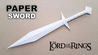 How to Make a Paper Sword ⚔️ | Lord of the Rings Inspired Origami