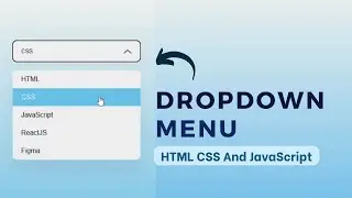 Dropdown Menus with HTML, CSS & JS | Tonsomar