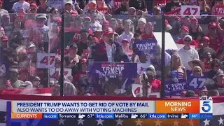 Trump targets mail-in ballots, voting machines