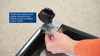 How To Install A File Cabinet Caster