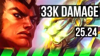 JARVAN IV vs MASTER YI (JGL) | Good KDA: 13/1/25, 33K damage | EUW Master | 25.24