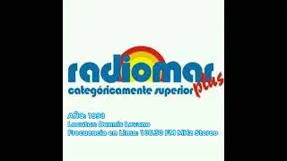(AUDIO FILE) RADIOMAR PLUS, AÑO 1998, LIMA - PERÚ