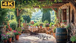 4K Tranquil Morning on a Tuscan Terrace | Perfect for Relaxation, Inspiration & Screen Backgrounds 🌅