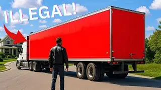HOA Karen BLOCKED My Driveway With a SEMI TRUCK! Claims Road Is HER Property Now!