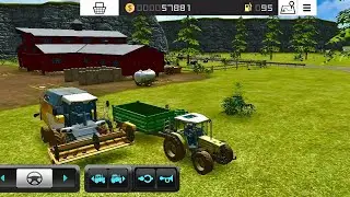 Real estate tractor trolley vs 😱🔥 Harvester farming simulator gameplay 🔥🙏