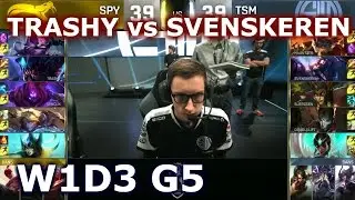 SPY vs TSM W1D3 - Trashy vs Svenskeren Player Experience Stream | Group D LoL S6 Worlds 2016