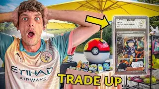 Bourses d&rsquo;&eacute;changes + Brocante Pok&eacute;mon : TRADE UP challenge🔥🚀