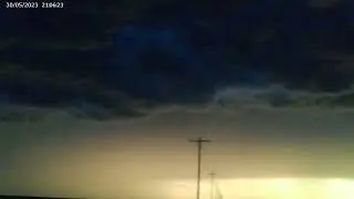 Stormy Kansas sunset