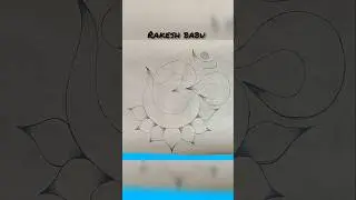 Omm flower  design by Rakesh babu 24 September 2024