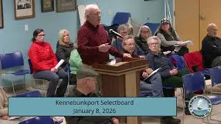 Kennebunkport Select Board - January 8, 2026