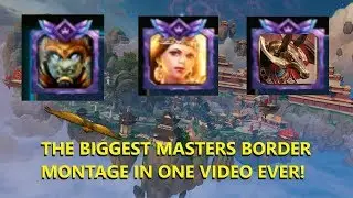 TRYHARD THURSDAY - MASTERS BORDER MONTAGE - Grandmasters Ranked 1v1 Duel - SMITE