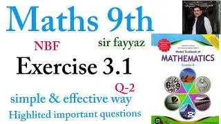 Maths class 9th | exercise 3.1 | NBF | ex 3.1| Q no 2 | unit 3 | Sets and retention | chapter 3 