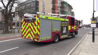 London Fire Brigade- Kentish Town PL(17reg Mk3 Atego) Turnout April 2019