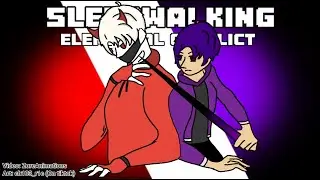 Sleepwalking A original minecraft music video| Elemental conflict