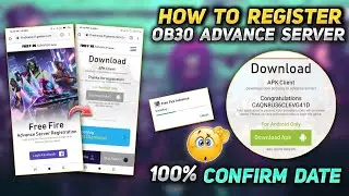 How To Register Ob30 Advance Server free fire | ob30 advance server registration date | #GW_Modi