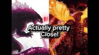 Supercharged evolved godzilla vs thermo Godzilla #hapynewyear @Megalodon_Productions my take