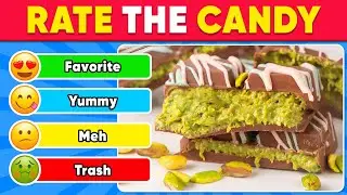 Rate the Candy Challenge 🍬🍫🍭 Ultimate Sweet Tier List 😍 | Food Quiz