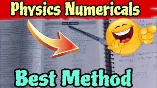 Best Method To Solve Physics Numericals😎 I Class 12 boards 2026 I JEE 2026 I #class12boards #jee2026