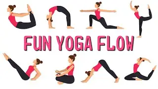 Yoga for Kids | Fun Flow with Warrior, Boat & Lotus Poses | Yoga for Children | Yoga for Kids