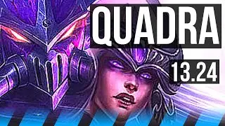 KASSADIN vs SYNDRA (MID) | Quadra, 6 solo kills, 800+ games, 13/2/1, Legendary | NA Master | 13.24