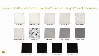 Коллекция координат Cambria &mdash; 14 кварцевых поверхностей