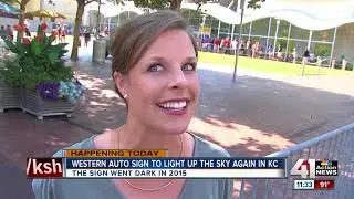 Western Auto sign to light up KC skyline again