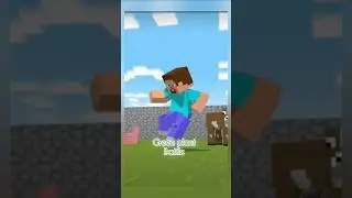 Minecraft mr Steve running #minecraft #minecraftanimation #mrsteve #minecraftgameplay