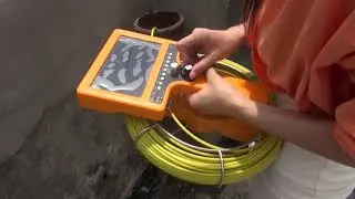 What happens when our pipe inspection camera item enter a pipe (10-SCJ)