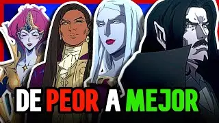 TODOS los VILLANOS de CASTLEVANIA NETFLIX: del PEOR a MEJOR