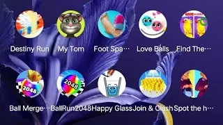 🔥Fun Gaming Ball Run 2048+My Tom+Love Balls+Destiny Run+Foot Spa+Happy Glass new fun gaming 🎮
