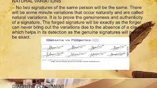 signature identification