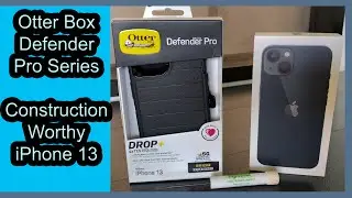 Otterbox Defender Pro Series Case Installed on an iPhone 13...THE EASY WAY!!!  Construction Approved