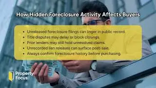 &ldquo;No Problems Here&rdquo;&mdash;But Prior Foreclosure Activity Says Otherwise