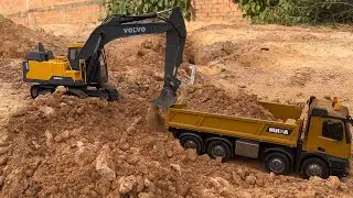 Dump RC and Excavator RC Working🚧