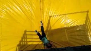 Camp Fortune Freefall Air Bag Jump!