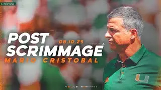Post Scrimmage - Mario Cristobal - 8.10.25