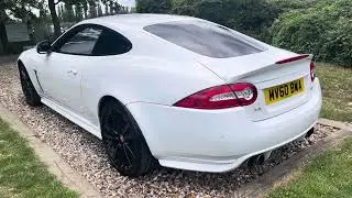 2010/60 Alpine White Jaguar XKR 5.0 Supercharger Coupe 12 Services Speed and Black Packs