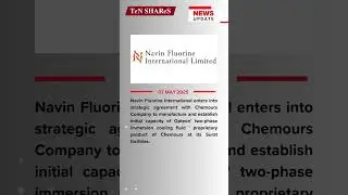 Navin Fluorine International | 07 MAY 2025 | #bse #nse #NavinFluorine #marketnews #news