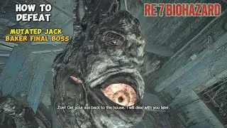 [RE7] Jack Baker's Final Form is a BOGO Deal | Mutated Boss Fight DESTRUCTION