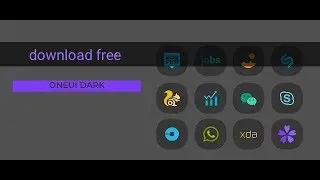 OneUI Dark- Icon Pack apk tutorial download